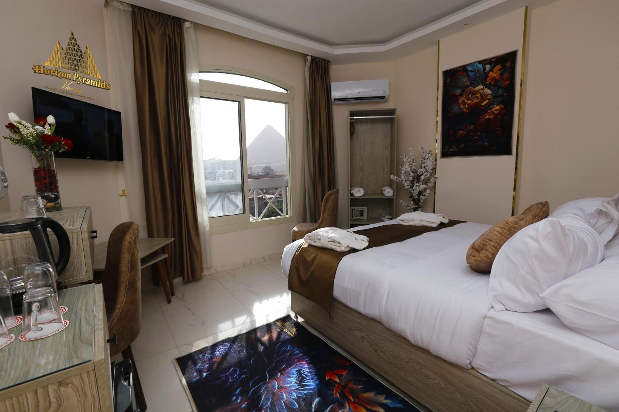 Horizon Pyramids View Inn Kafret el-Gabal Екстериор снимка