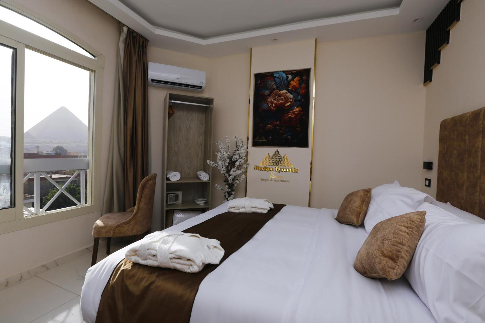 Horizon Pyramids View Inn Kafret el-Gabal Екстериор снимка