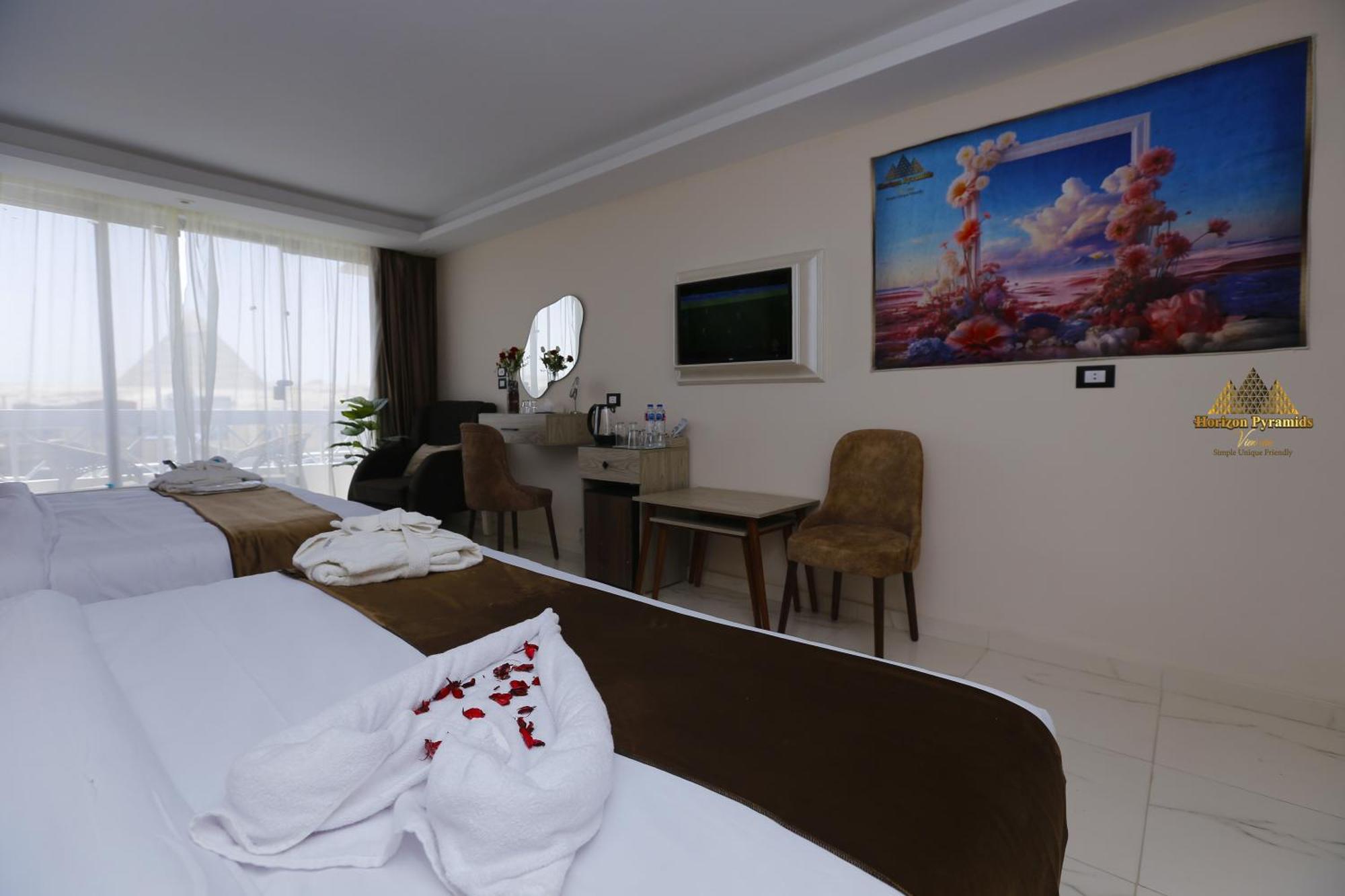 Horizon Pyramids View Inn Kafret el-Gabal Екстериор снимка