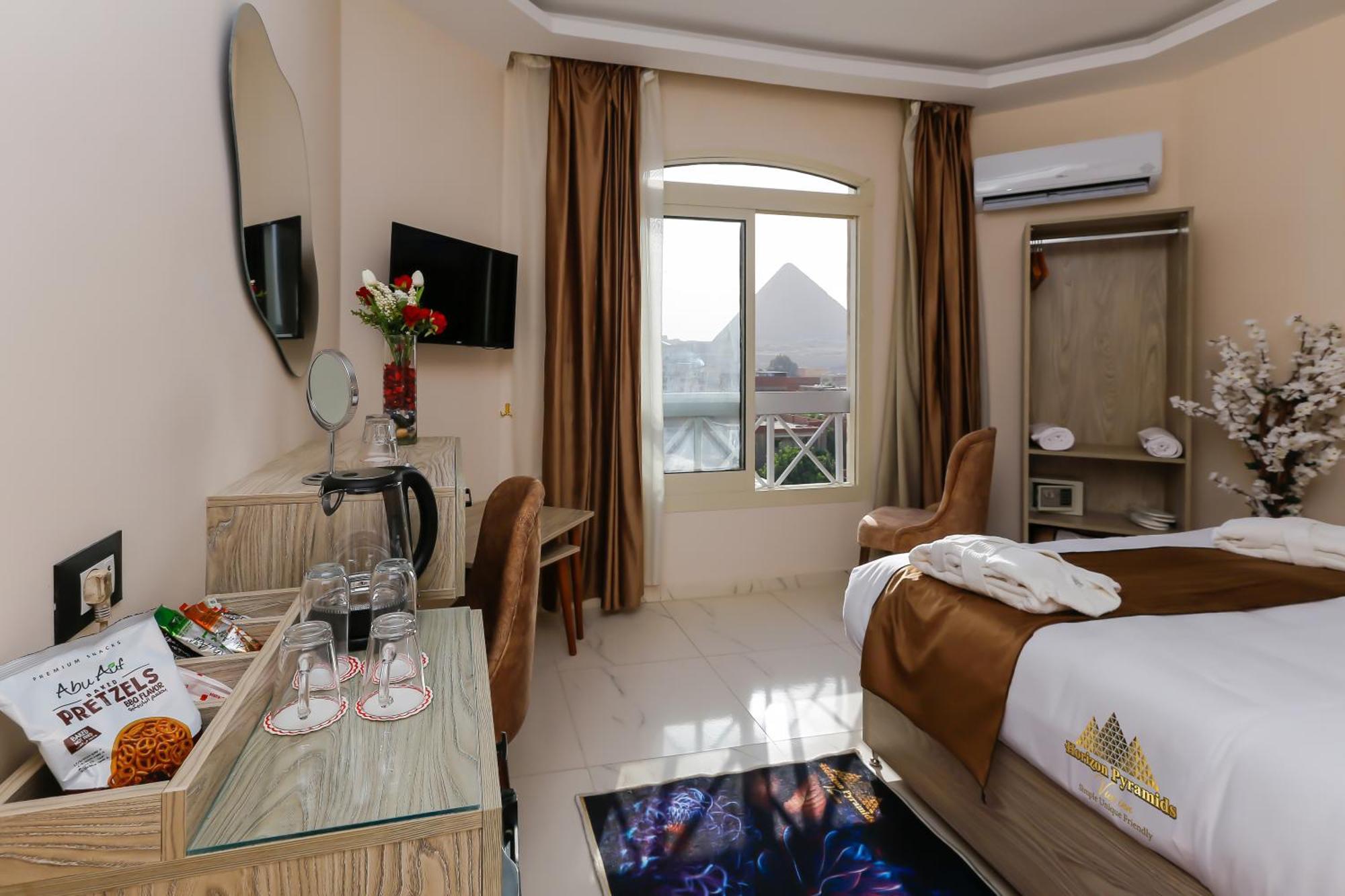 Horizon Pyramids View Inn Kafret el-Gabal Екстериор снимка