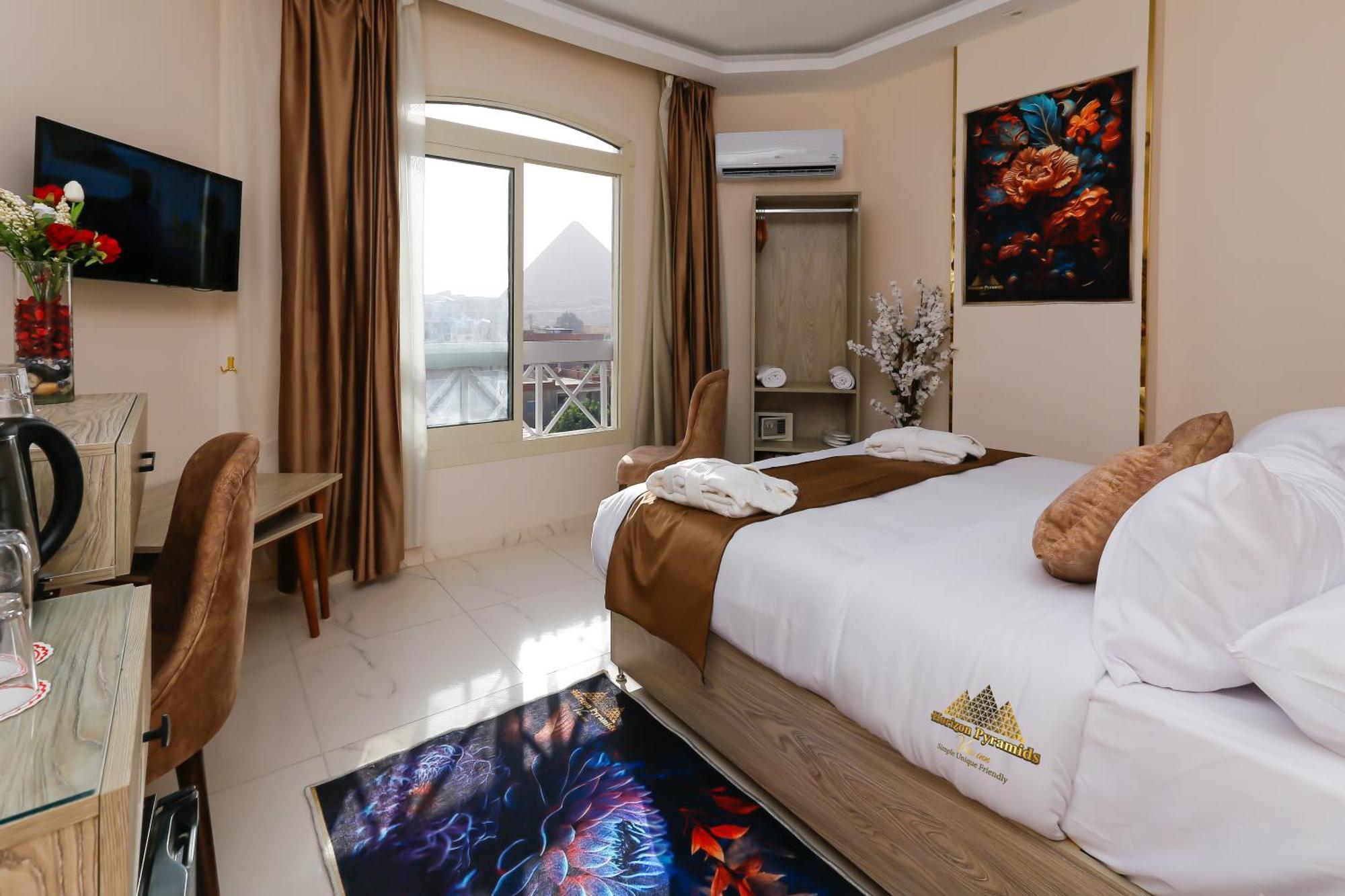 Horizon Pyramids View Inn Kafret el-Gabal Екстериор снимка