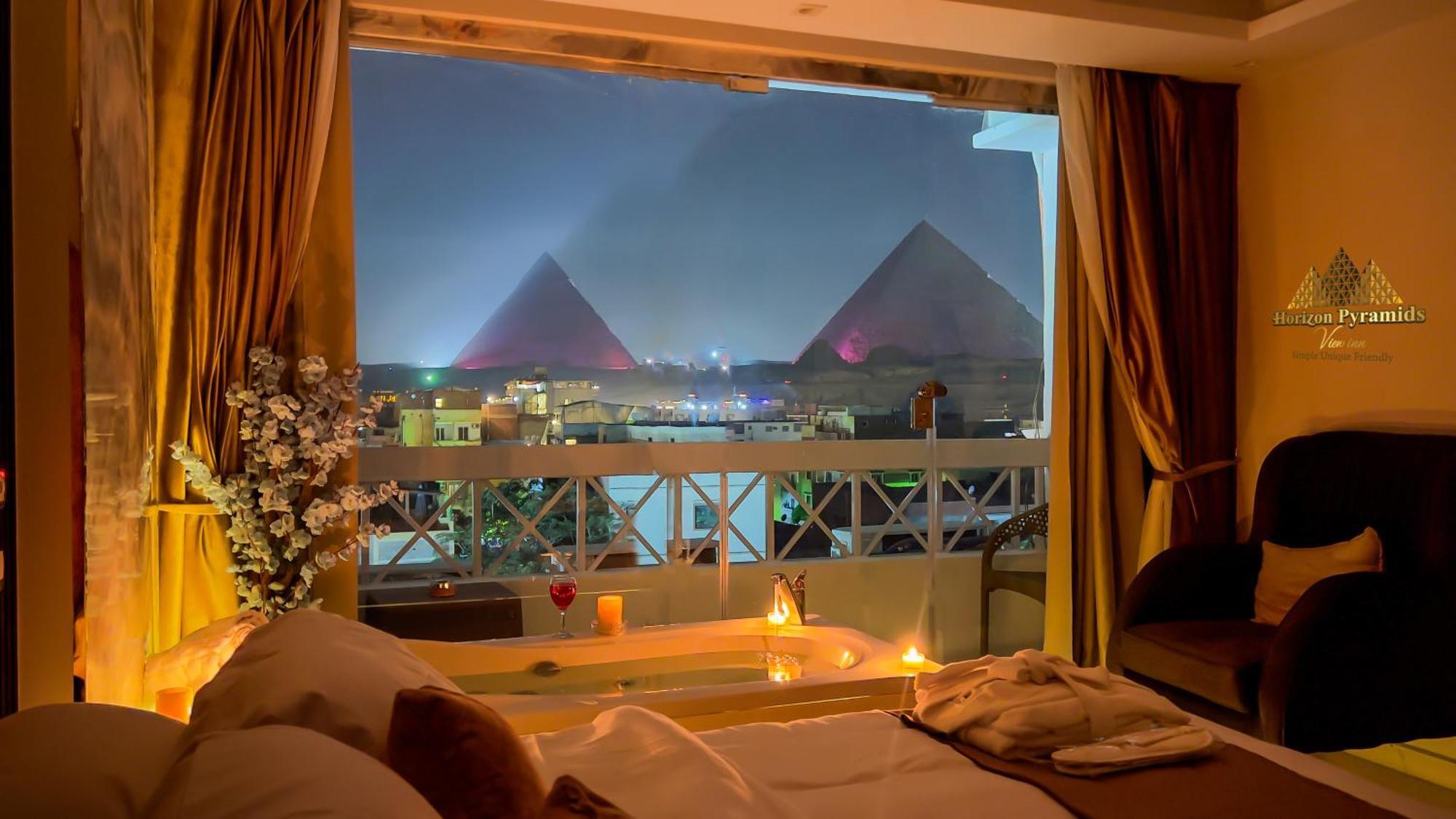 Horizon Pyramids View Inn Kafret el-Gabal Екстериор снимка
