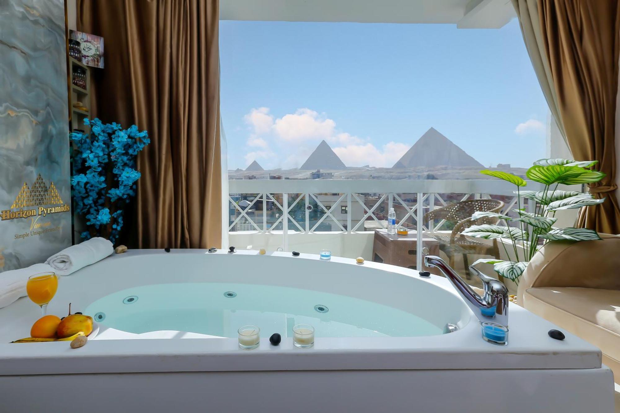 Horizon Pyramids View Inn Kafret el-Gabal Екстериор снимка