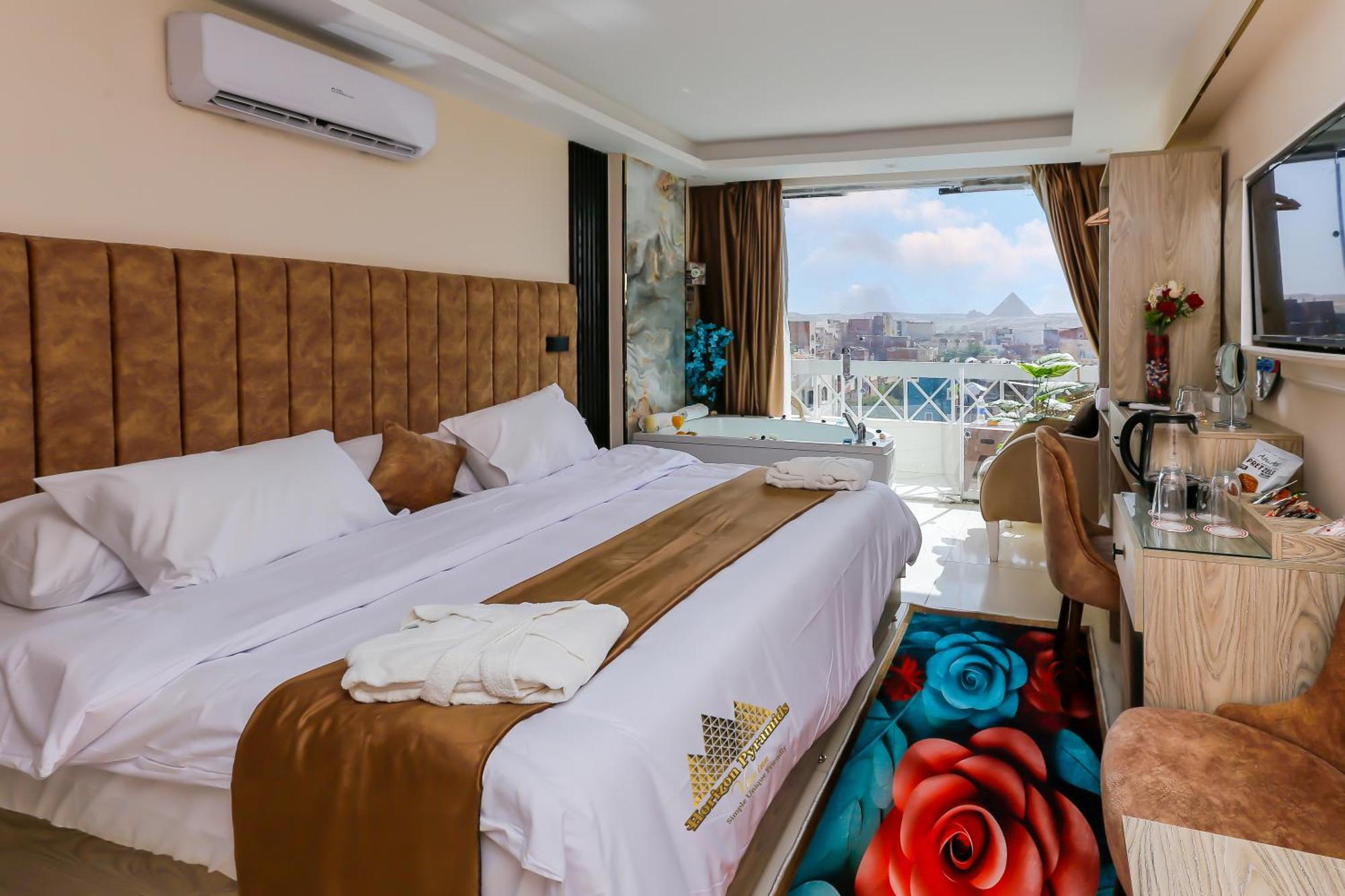 Horizon Pyramids View Inn Kafret el-Gabal Екстериор снимка